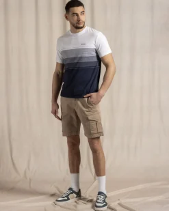 Homme Mise Au Green T-shirt rayé rayures marine