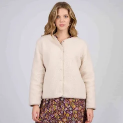 Femme Mise Au Green Veste Chance ecru chiné